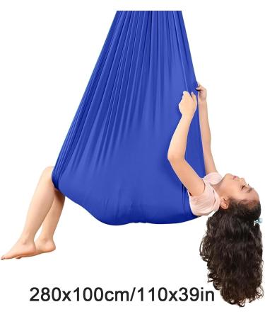 SSIMOO Stretchy Sensory Body SOX | Full-Body Calming Wrap for Autism & Stress Relief | Blue 100x280cm | Relaxation for Children & Adults - Buy Online on GoSupps.com
