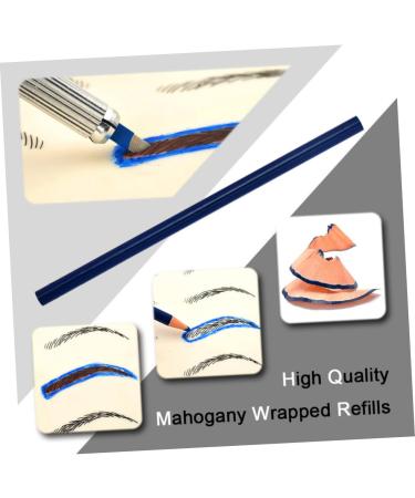 FOMIYES Storage Skin with Golden Practice Pen Manual Kit Semi-permanent Microblading Eyebrow Pencil - Buy Online on GoSupps.com