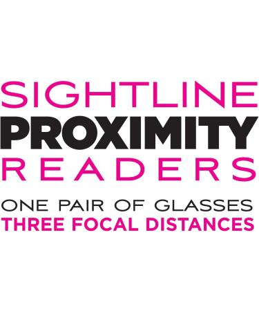 Buy Sightline 6002 Progressive Multi-Focus Reading Glasses - Lightweight Semi-Rimless Gunmetal - Magnification 1.50 | International Shipping Available - Buy Online on GoSupps.com