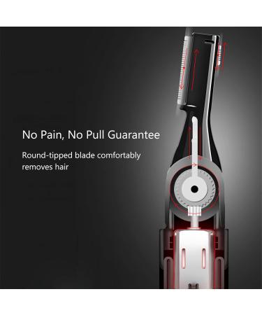 ComeHome Unisex Eyebrow Trimmer - Battery Operated Electric Razor for Women Facial Hair Removal Mustache & Peach Fuzz - Buy Online on GoSupps.com