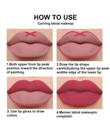 AMY'S DIARY 2pcs Red Matte Lip Liner and Lipstick Set | Waterproof 24H Liquid Lipstick and Lip Liner Kit for Long-Lasting, Matt Lips Makeup | (31) - Buy Online on GoSupps.com