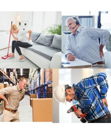 Work Back Brace with Removable Suspenders - XL/2XL Lower Back Pain Protection for Men & Women | Ideal for Moving Construction Warehouse & Heavy Lifting - Buy Online on GoSupps.com