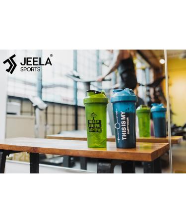 JEELA SPORTS Protein Shaker Bottles 5 Pack - 24 Oz - Buy Online on GoSupps.com
