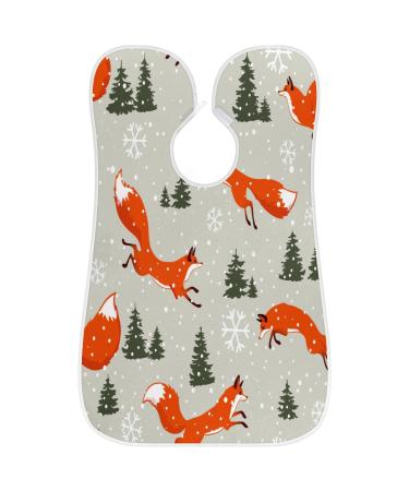 Fox Tree Beard Bib Apron - Non-Stick Waterproof Hair Catcher for Men | Perfect Grooming Gift with 2 Suction Cups - Buy Online on GoSupps.com