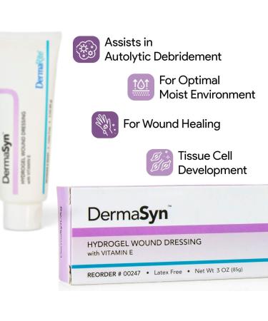 Buy Dermasyn Hydrogel Dressing 3 Oz - Fast International Shipping | Best Wound Care Solution - Buy Online on GoSupps.com