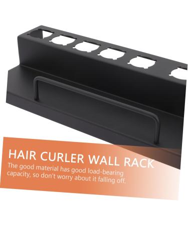 VINTORKY Curling Iron Rack Styler Holder Blow Dryer Holder Blow Dryer Stand Kickstand Black Stainless Steel - Buy Online on GoSupps.com