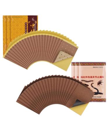 Pain plasters pain paving heated pavement knee-back shoulder-shoulder-relief pain relief plaster back pain neck pain-relieving pavement 2 x box with 24-piece Pfla