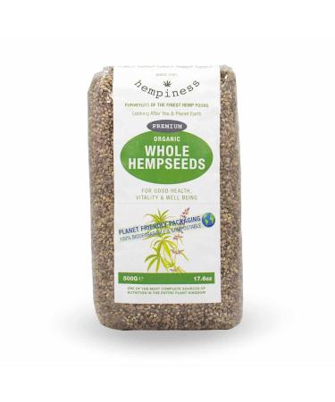 Hempiness Organic Premium Whole Hemp Seed (500g)