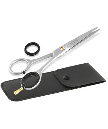 Premium hair scissors hairdressing scissors Professional-line hair cutting scissors extra sharp for a perfect haircut made of high-quality stainless steel (6 inch / 15.24 cm hair butcher professional) 6 inch / 15.24 cm hair clipper professional