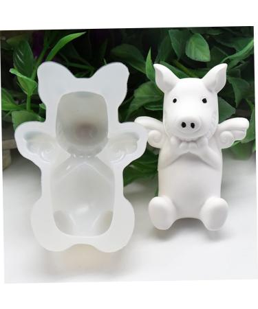 OUNONA Candle Molds Clay Molds Animal Silicone Candy Candle Decor Cake Pops Mold Non-Stick Mold Silicone Ice Cube Molds Ice Block Mold Chocolate Molds DIY Dessert Mold Piggy Biscuit 3D - Buy Online on GoSupps.com