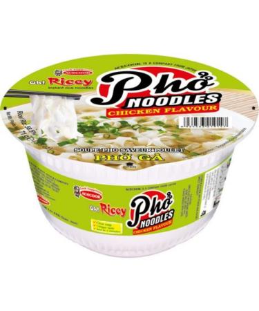 Acecook Vietnam JSC ACECOOK OR Instant Rice Noodles Chicken Bowl Multipack 12 X 71 GR