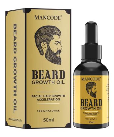 QURA QURA Beard Growth Oil | Fast Growth | Non-Sticky Grease | Thick Beard | Nourishes and Strengthens | Suitable for All Hair Types 50ml