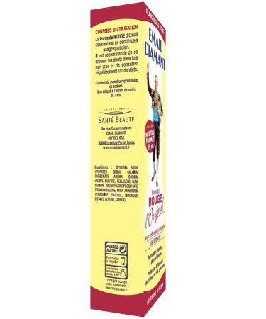 Email Diamond Toothpaste Formula Rouge - Original 75ml (4 Pieces) | Premium Whitening & Dental Care - Buy Online on GoSupps.com