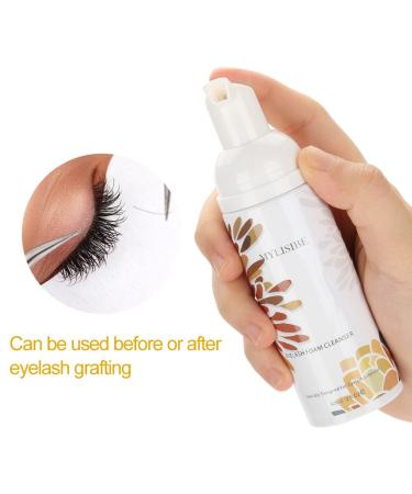 Professional Eyelash Shampoo & Foam Cleaner - Soft Wash for Eyelash Extensions Removes Oil & Makeup Residues - Buy Online on GoSupps.com