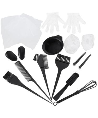 FRCOLOR 3 Sets Hair Dye Oil Make Yourself Hair Dye Set Hair Dye Brush Hair Tint Tool Earmuffs Hairdressing Supplies Hair Dye Sets Mixing Suite Mirror Plastic