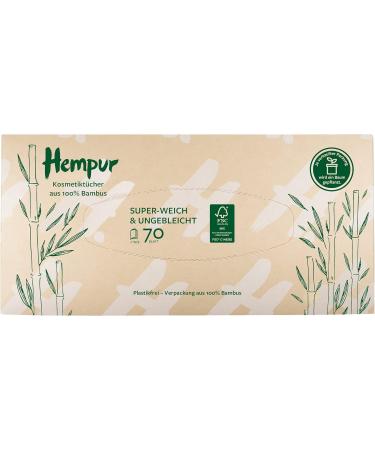 Hempur Bamboo Cosmetic Towels - Super Soft Sustainable Unbleached Chemical-Free - 20x70cm - 20 Pack - Buy Online on GoSupps.com