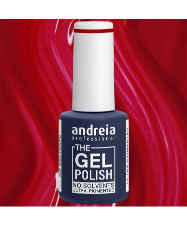 Andreia Professional Gel Polish G20 Red - Solvent & Odorless Gel Nail Polish in Pink Tones | International Shipping - Buy Online on GoSupps.com