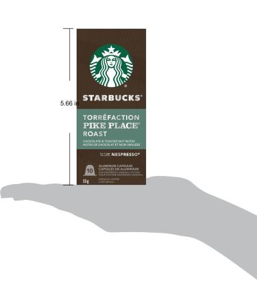 Starbucks By Nespresso Pike Place 10 Nespresso Coffee Pods - Buy Online on GoSupps.com