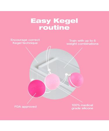 INTIMINA Laselle Exerciser 48g - Advanced Weighted Kegel Balls for Women | Expert Bladder Control & Strengthening - Buy Online on GoSupps.com