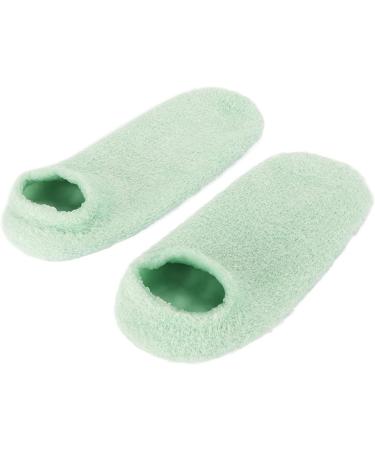 Qukaim Dry Feet Moisturizing Socks Moisturizing Foot Gel Socks Reusable Cracked Skin Care Socks Prevent Slip Foot Mask Green Remove Dry Feet 1 Pair - Buy Online on GoSupps.com