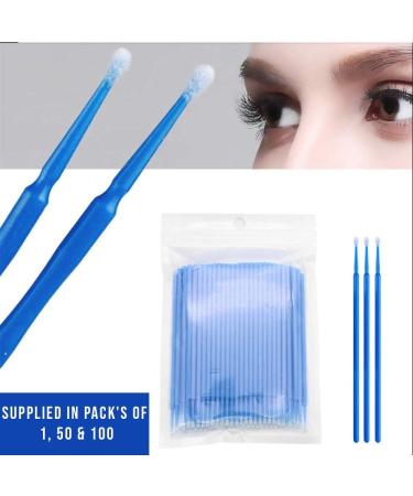 Botanique 200pcs Disposable Micro Applicator Brushes - Pink | For Eye Extensions, Makeup, Mascara, Oral & Dental Use - Buy Online on GoSupps.com