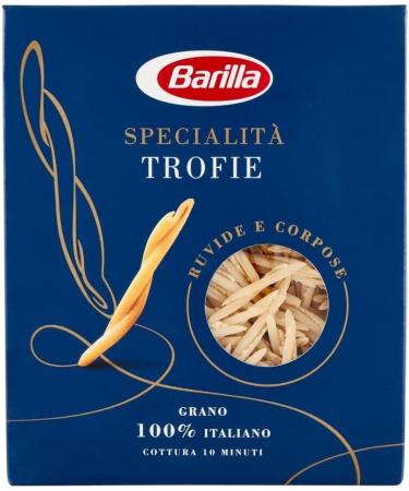  Italian Gourmet E.R. Pack of 10 Barilla Specialit Trofie Liguri pasta 100% Italian noodles 500g + Italian gourmet polpa 400g - Buy Online on GoSupps.com