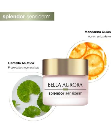 Bella Aurora Splendor Sensiderm Cr me anti- ge pour peaux sensibles hydratante et apaisante avec Centella Asiatica et Mandarine Chios sans parfum 50 ml - Buy Online on GoSupps.com