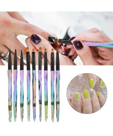 9PC Nail Art Kit: Pens Brushes Dots & Marking Tools for DIY Designs - Buy Online on GoSupps.com