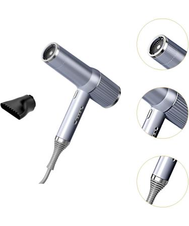MERIGLARE Hair Dryer with Nozzle for Curly Hair Hair Tool Hair Styling Tool for Fine Thick Natural Wave Frizzy Hair Women Curly Hair gray 1 Nozzle - Buy Online on GoSupps.com