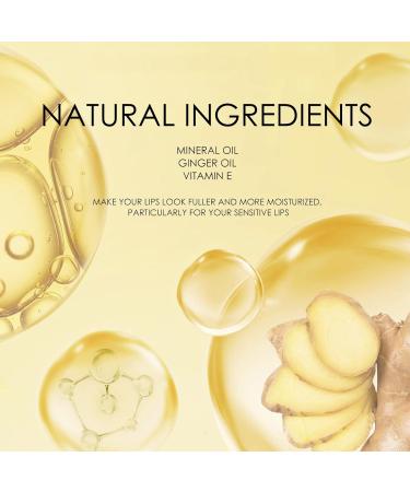 KYDA 2 Pcs Natural Lip Plumper Plant Extracts Lip Gloss Lip Plumping Balm for Fuller Lips & Hydrated Beauty Lips Moisturizing Clear Lip Enhancer 2pcs - Buy Online on GoSupps.com