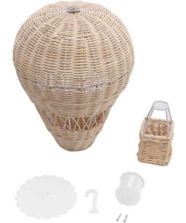Handcrafted Woven Hot Air Balloon Wall Decor | Rattan Hanging Decor for Kids' Rooms Weddings Parties & More - Ideal Photo Prop & Romantic Decor - Buy Online on GoSupps.com