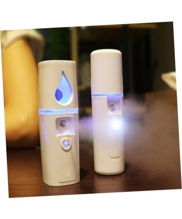 Hemoton 2pcs Facial Spray Mist Handy Facial Sprayer for Eyelash Extensions Makeup Brishes Face Sprayer White - Buy Online on GoSupps.com