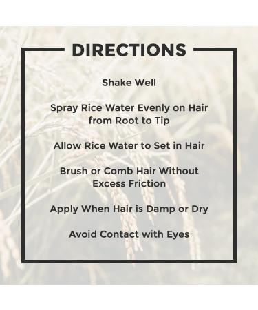Baja Basics Rice Water for Hair Growth - Natural Leave-in Conditioner for Thickness, Strength, and Shine - 4oz Spray for Curly, Straight, Thick, Thin Hair - Buy Online on GoSupps.com