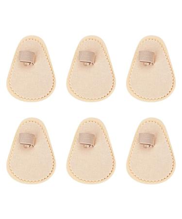 6 Pieces Hammer Toe Straightener Toe Splint Toe Regulator Hammer For Crooked Toes Hammer Toes And Overlapping Toes Nail Spa (Khaki One Size) One Size Khaki
