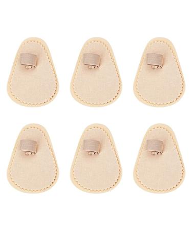 6 Pieces Hammer Toe Straightener Toe Splint Toe Regulator Hammer For Crooked Toes Hammer Toes And Overlapping Toes Corn Removers for Feet (Khaki One Size) One Size Khaki