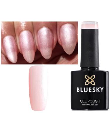 Bluesky Gel Polish PINK Strawberry Light Pearlescent Pink 80512 Nail UV LED Soak Off 10ml