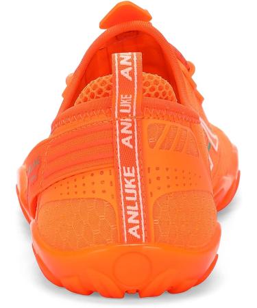 ANLUKE Water Shoes - Quick-Dry Aqua Beach Surf Shoes | 8.5 Women/7 Men Orangegreen - Buy Online on GoSupps.com