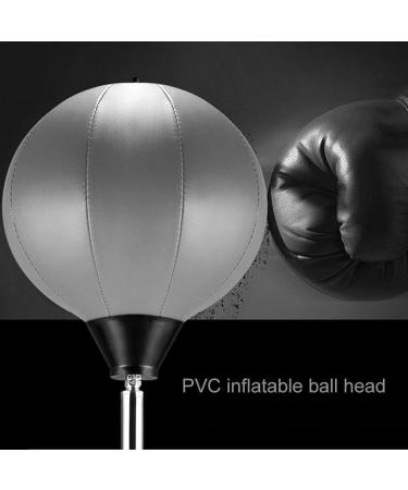 Boxing Speed Bag Set - Inflatable Cobra Reflex Ball for Freestanding Punching - Includes Inflator - Black 22x18cm - Buy Online on GoSupps.com