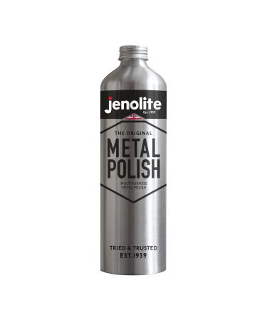 JENOLITE Liquid Metal Polish - Multi Purpose Polish For Brass Copper Chrome Stainless Steel & Pewter - 500ml - 16.9 fl oz 16.9 Fl Oz (Pack of 1)