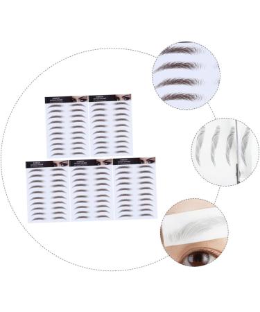 Didiseaon 5pcs Eyebrow Stickers Best Eyebrow Transfers Imitation Eyebrow Sticker 6 Proof Template - Buy Online on GoSupps.com