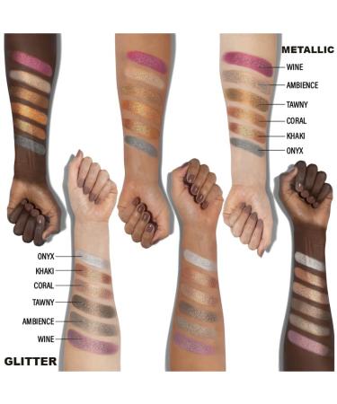 Ccolor Cosmetics Neutrals 24-Color Eyeshadow Palette - Matte Shimmer Metallic & Glitter - Highly Pigmented Long-Wearing Easy-to-Blend Eye Makeup Kit for Stunning Looks - Buy Online on GoSupps.com