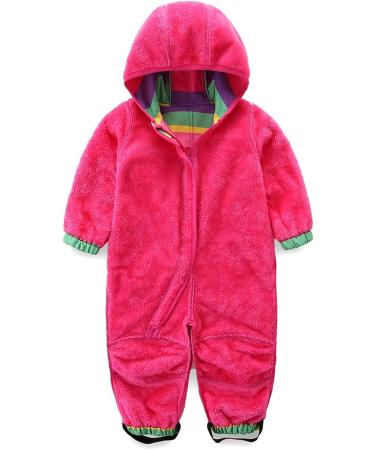 Umkaumka Baby Water Repellent Fleece Lined Onesie | Purple Muddy Play Outfit | 18-24 Months - Buy Online on GoSupps.com