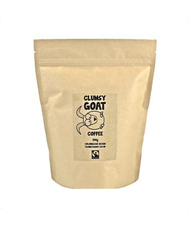 Clumsy Goat Fairtrade Colombian Single Origin Whole Coffee Beans - 100% Arabica - Dark Roast