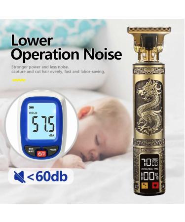 Buy USB Rechargeable Gold Light Hair Clippers - Electric LCD Trimmer for Precision Hair Carving & Grooming | International Shipping Available - Buy Online on GoSupps.com