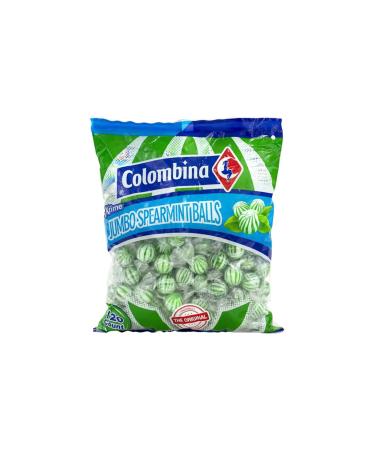 MASColombina Jumbo Spearmint Balls 120 Count Box of 16-Fd