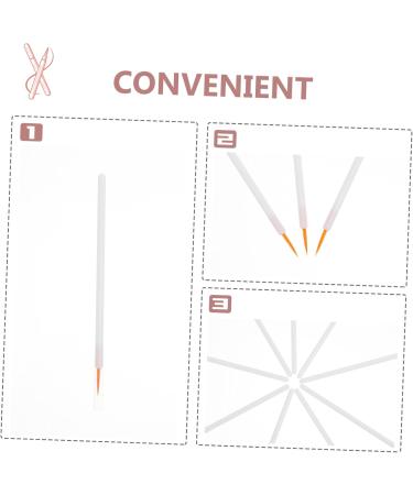BELLIFFY 100pcs Disposable Eyeliner Brush Liquid Brush Eyeliner The Face Nylon Lip Liner Brush Girl White - Buy Online on GoSupps.com