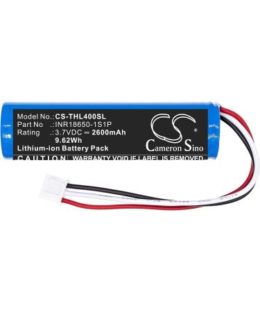 Buy 3.7V Theradome LH40 Replacement Battery - INR18650-1S1P/2600mAh for LH40 & LH80 Pro | Fast International Shipping - Buy Online on GoSupps.com