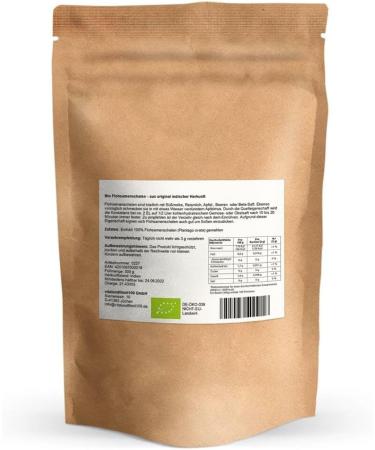 Organic Flea Seed Shells 300g - 99% Pure Residue-Controlled Certified Organic | Premium Quality Keto-Friendly Low-Carb Fiber-Rich - Buy Online on GoSupps.com