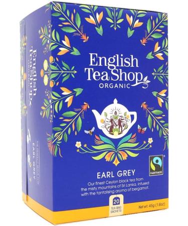  English Tea Shop English Tea Shop Earl Grey Pack of 3 Organic and Fair Trade Paper Tea Bags - Buy Online on GoSupps.com