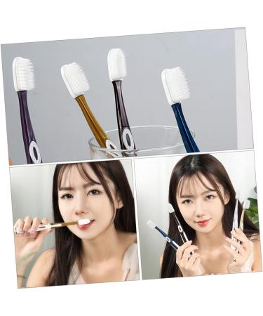 Tovinanna 4 Sets Nano Toothbrush - Silk & Silicone Oral Care for Kids & Adults | Healthy Mouth Cleaning - Buy Online on GoSupps.com